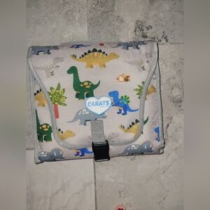 Carats Car Seat Cooler Baby COOLTECH‎ ™  Baby Car Seat Cooling Pad (Dino Grey)